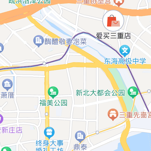 三重市卫星地图 台湾省新北市三重市 区 县 村各级地图浏览